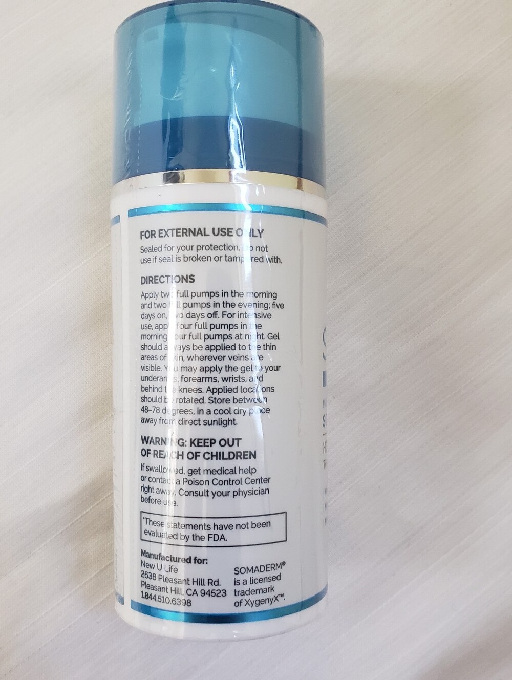 New Life Soma Gel 3.4Oz Brand New Sealed for Sleep Muscle Relaxation Wrist Under - Picture 3 of 5